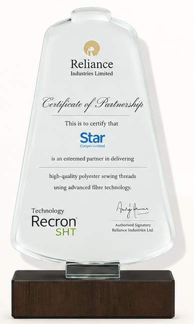 Reliance Industries Ltd. Partnership Certificate